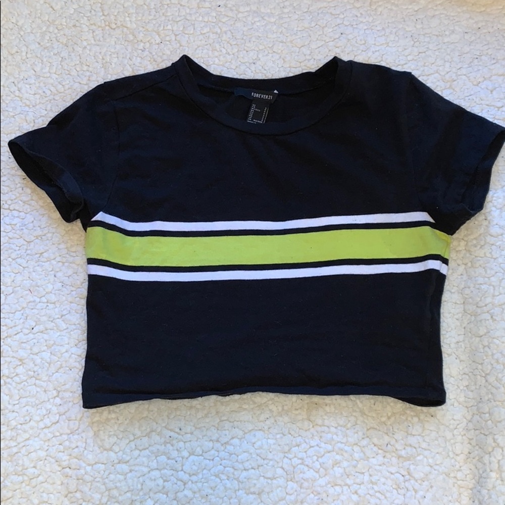 stripe crop top